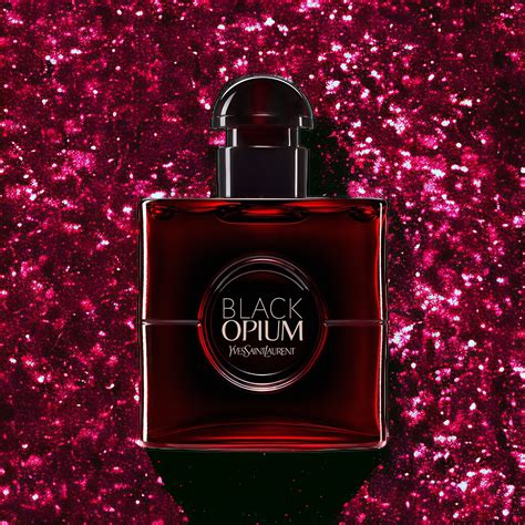 black opium over red sample